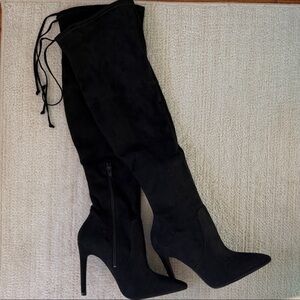 Guess Black Over-the-Knee Boots